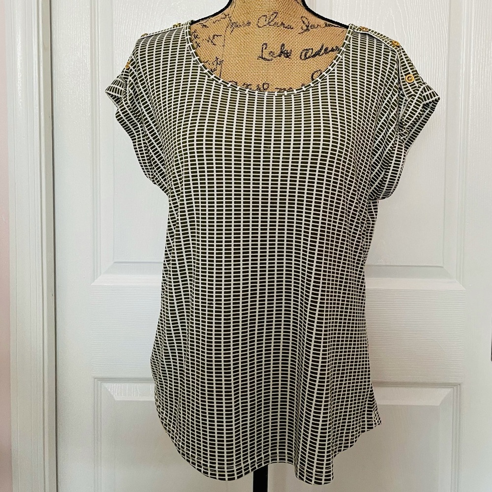Mine geometrical design blouse size medium